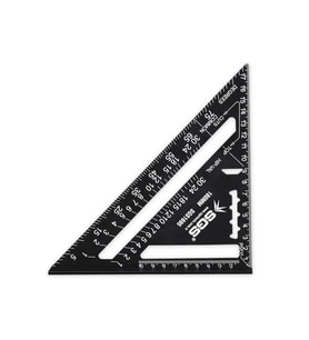 SGS 180mm Profesyonel Alüminyum Üçgen Gönye