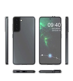 Galaxy S21 FE Kılıf Zore Şeffaf İnce ve Esnek Süper Silikon Kılıf (Renksiz)