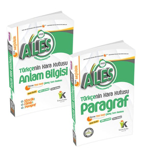 ALES Türkçenin Kara Kutusu Altın Set Paket Konu Özetli Dijital Çözümlü Çıkmış So (Beyaz)