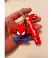Spider-Man 3D Silikon Anahtarlık – Marvel Örümcek Adam Çanta & Araba Süsü