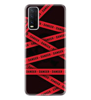 Vivo Y20 Kılıf Desenli Silikon Danger 1372