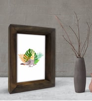 BK Gift Dekoratif Doğal Masif Ahşap Çerçeve 15x20cm-84 (Beyaz)