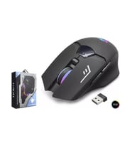 Hadron G400 Gaming Bluetooth  Mouse Type-C Şarjlı + Led Ekran 1600Dpi Rgb Oyuncu Sessiz Mouse Siyah