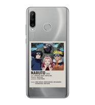 Huawei P30 Lite Uyumlu Naruto Anime Desenli Şeffaf Telefon Kılıfı