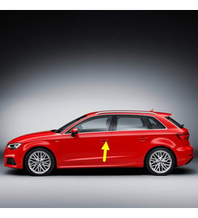 Audi A3 Sportback 2017-2020 Sol Ön Sürücü Kapı Kolu Kapağı 8V1837879A