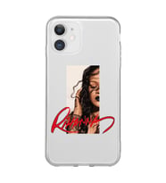 Iphone 11 Uyumlu Rihanna Tasarımlı Şeffaf Telefon Kılıfı