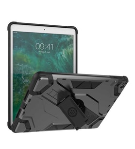 iPad  iPad 9.7 2018 Zore Defens Tablet Zırh Silikon Kılıf  (Siyah)
