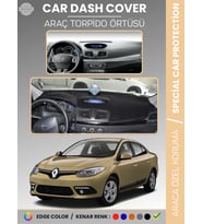 RENAULT FLUENCE NAVİGASYONSUZ KÜÇÜK EKRANLI (2009-2013) Torpido Örtüsü Göğüs Koruma