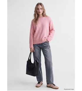 LCW Jeans Gri Straight Fit Kadın Jean Pantolon
