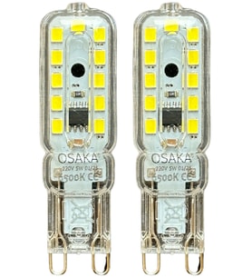 (2 Adet) Osaka 5W 6500K (Beyaz Işık) G9 Duylu Led Kapsül Ampul