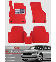 SKODA SCALA (2019-2025) Uyumlu EVA Paspas Tam Set–Oto Paspas,Araca Özel,Kolay Montaj