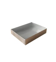 Asetat Kapaklı Karton Kutu 12X15X3 (25 Adet)  Gri