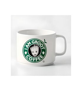 Duble Türk Kahvesi Fincanı & Espresso Fincanı I Am Groot Küçük Kupa