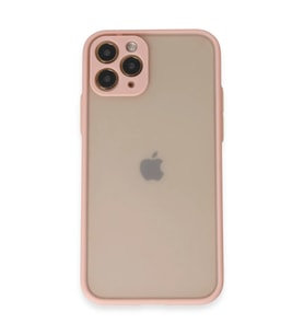 Apple iPhone 11 Pro Kılıf Montreal Silikon Kapak - Pembe