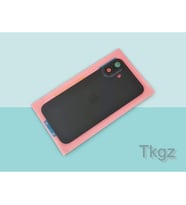 İphone 16 PLUS Arka Pil Batarya Kapağı Kapak ( Full Kamera Lensli ) SİYAH