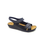 32240 MUYA FLORES ORTOPEDİK YAZLIK BÜYÜK NUMARA SANDALET SANDAL (Siyah)