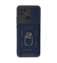 Xiaomi Redmi 10c Kılıf Pars Lens Yüzüklü Silikon - Lacivert