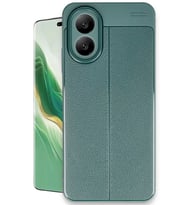 Newface Oppo A38 Kılıf Auto Focus Kapak - Koyu Yeşil