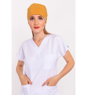 Hardal Renk Doktor Hemşire Cerrahi Bone (Hardal Sarısı)