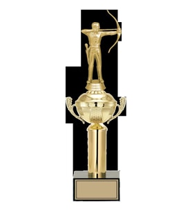 ODAK KUPA - Figürlü Kupalar - Okçu Figürlü Kupalar FG-048 C - 39 cm