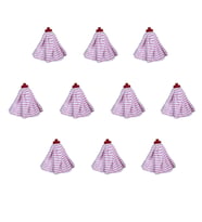 Wellsoft Tesa Yedek Mop / Islak Mop / Paspas Ucu / Püskül - Mikrofiber - 10 Adet