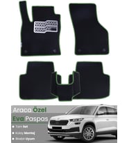 SKODA KODİAQ (2017-2023) Uyumlu EVA Paspas Tam Set–Oto Paspas,Araca Özel,Kolay Montaj