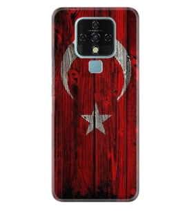 Tecno Camon 16 18P Pova Pova 3 Pova Neo Kılıf Desemli Silikon Şanlı Türk Bayrağı 2 1317
