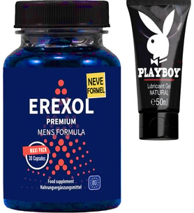 Erexol Erkeklerin Canlılığına Tarafların Keyfi Için L-Argininli L-Citrullineli Macatozlu Çinko ve Üzüm Çekirdeği Extreli 30 Lu + Kayganlaştırıcıjel