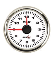 ZAMAN SAATİ Sealux Ø52mm BEYAZ TEKNE VE YAT