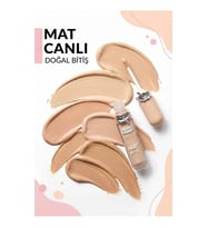 6'Lı Mat Bitişli Fondöten Seti