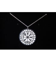 Viking Pusula Kolye İskandinav Charm Kolye