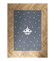 MEKTA HOME BEBEK VE ÇOCUK ODASI Taç Desenli Halı