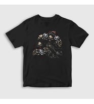 Presmono Unisex Çocuk Siyah Bandits Kuru Kafa Skull T-Shirt 348242tt