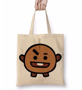 Bts Bt21 Shooky Bez Çanta Uzun Saplı