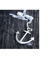 Çapa Tasarım Kişiye Özel 925 Ayar Gümüş Kolye