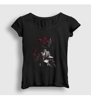 Presmono Kadın Siyah Kira V2 Anime Death Note T-Shirt 129418tt