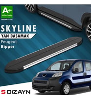 S-Dizayn Peugeot Bipper Skyline Krom Yan Basamak 173 Cm 2007-2017 A+ Kalite