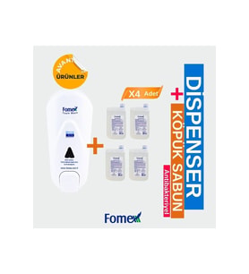 Fomex F113 Köpük Sabun 1000 ml 4 Adet + F210 Köpük Sabun Aparatı 1000 ml