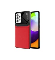 Samsung Galaxy A72 Uyumlu Kılıf Zore Emiks Kapak (Kırmızı)