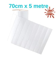 3D Lambiri Tahta Model 70x500cm Kendinden Yapışkanlı Duvar Kağıdı Esnek Köpük Panel NW43 70X500CM