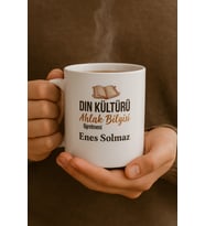 Din Kültürü ve Ahlak Bilgisi Öğretmenine Özel İsimli Kupa