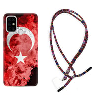 Casper E30 F20 X20 Kılıf Boyun Asklı Rasta Silikon Şanlı Türk Bayrağı 3 1395