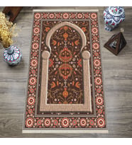 Dijital Baskılı, Yıkanabilir, Yumuşak Dokulu Çocuk ve Yetişkin SECCADE 65x115 cm  S-DOT-SN-069