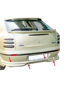 Fiat Brava Uyumlu Arka Tampon Altı Fiber 1995-2001