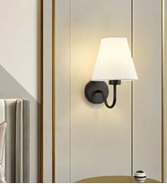 Delfina Şapkalı Duvar Aplik 3266-W26-5S-MX (Siyah)