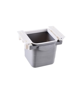 Mini Masa Çöp Kovası Plastik Tezgah Altı Geri Çekilebilir Yapışkanlı Görünm