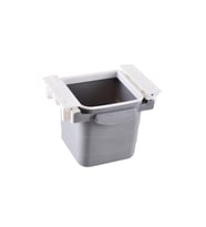Mini Masa Çöp Kovası Plastik Tezgah Altı Geri Çekilebilir Yapışkanlı Görünm