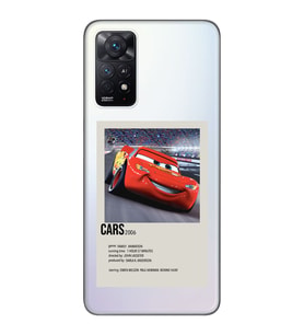 Redmi Note 12 Pro 4G Uyumlu Cars Mcqueen Desenli Şeffaf Telefon Kılıfı