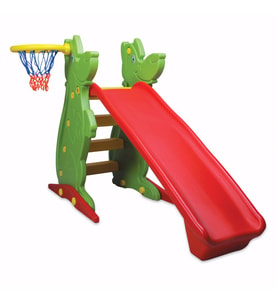 King Kids Potalı Kaydırak Yeşil