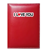 PROMOSYON DENİZİ  I LOVE YOU 8 GÖRSELLİ KIRMIZI RUHSAT KABI